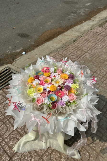 Mẫu hoa sáp cho thuê 4