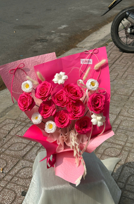 Mẫu hoa sáp cho thuê 8