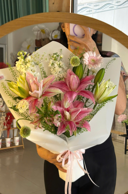 Mẫu hoa bó 21